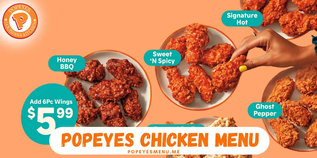 Popeyes Chicken Menu