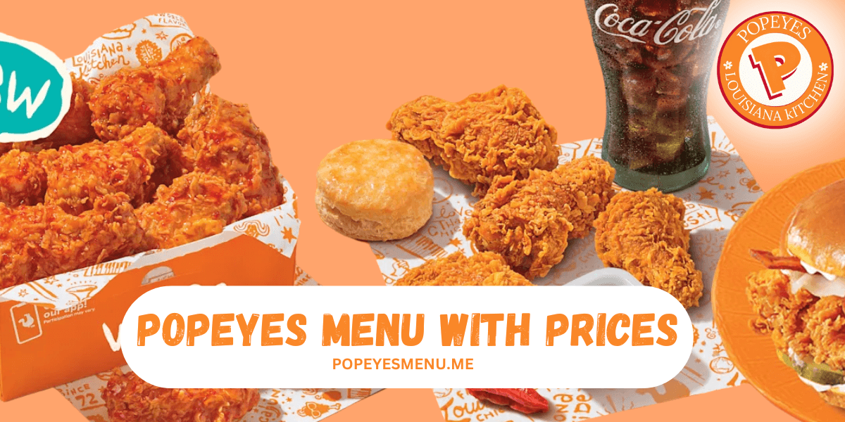 Popeyes Menu With Prices