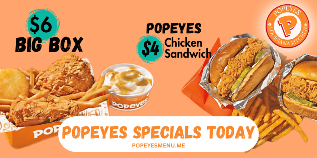 `Popeyes Specials Today