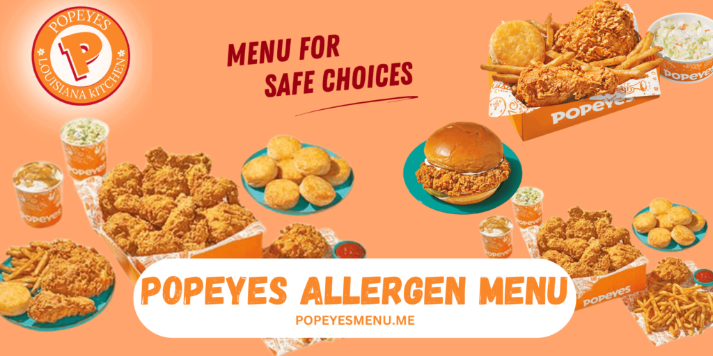 Popeyes Allergen Menu