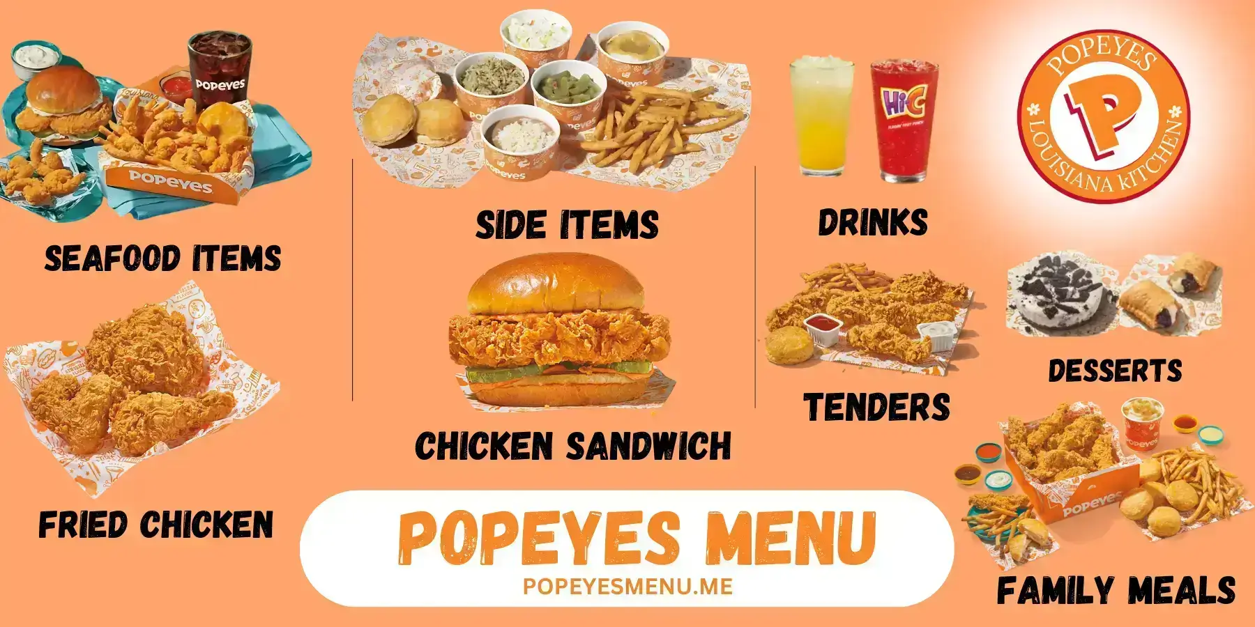 Popeyes Menu