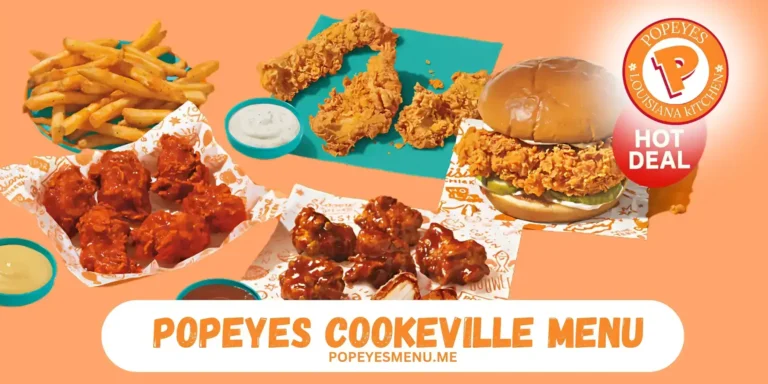 Popeyes Cookeville menu