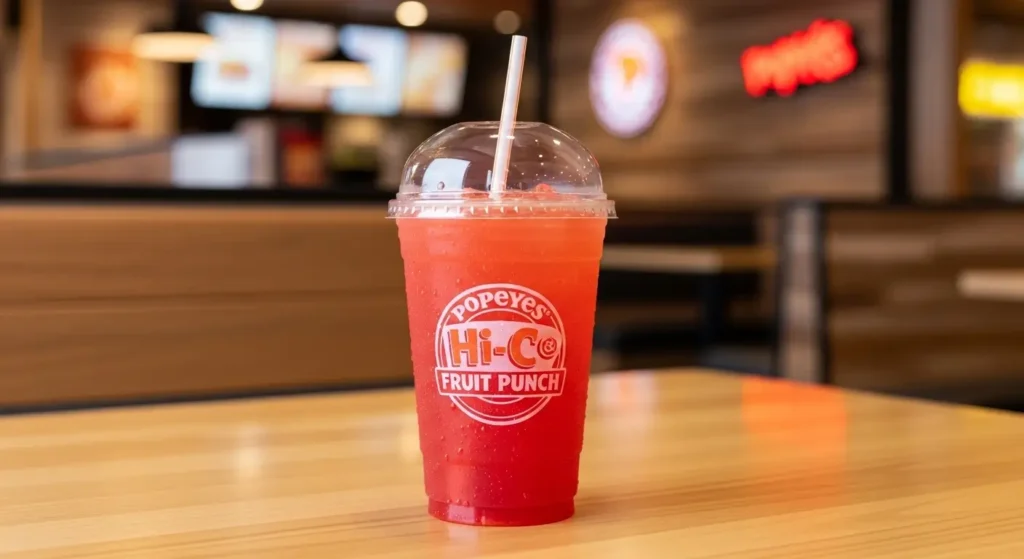 Popeyes Drink Menu