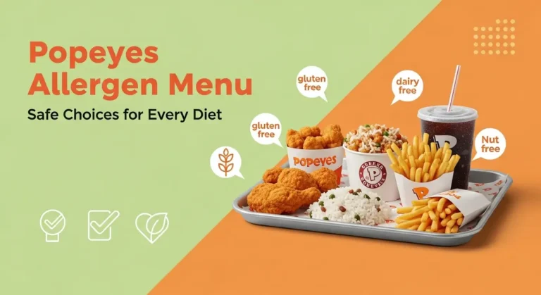 Popeyes Allergen Menu