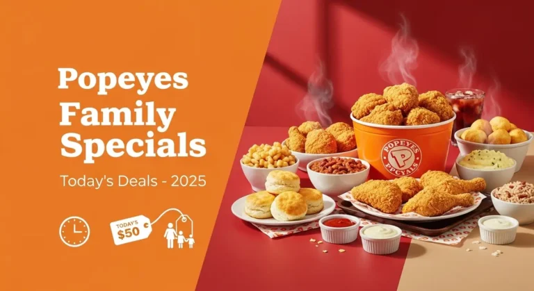 Popeyes Family Specials Today