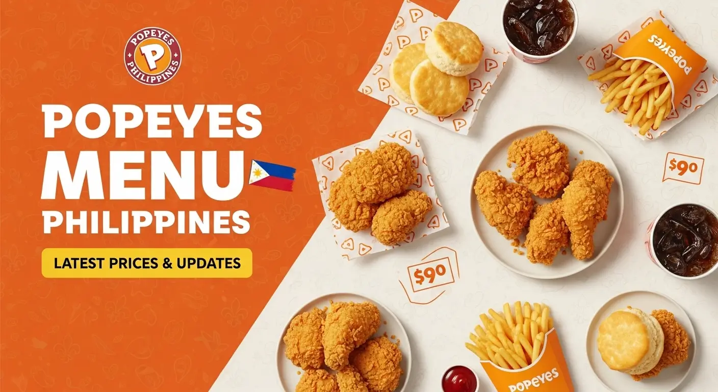 Popeyes Menu Philippines