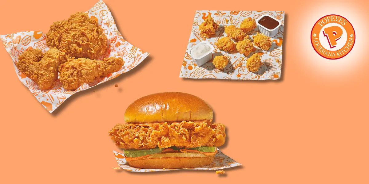 Popeyes Chicken Menu