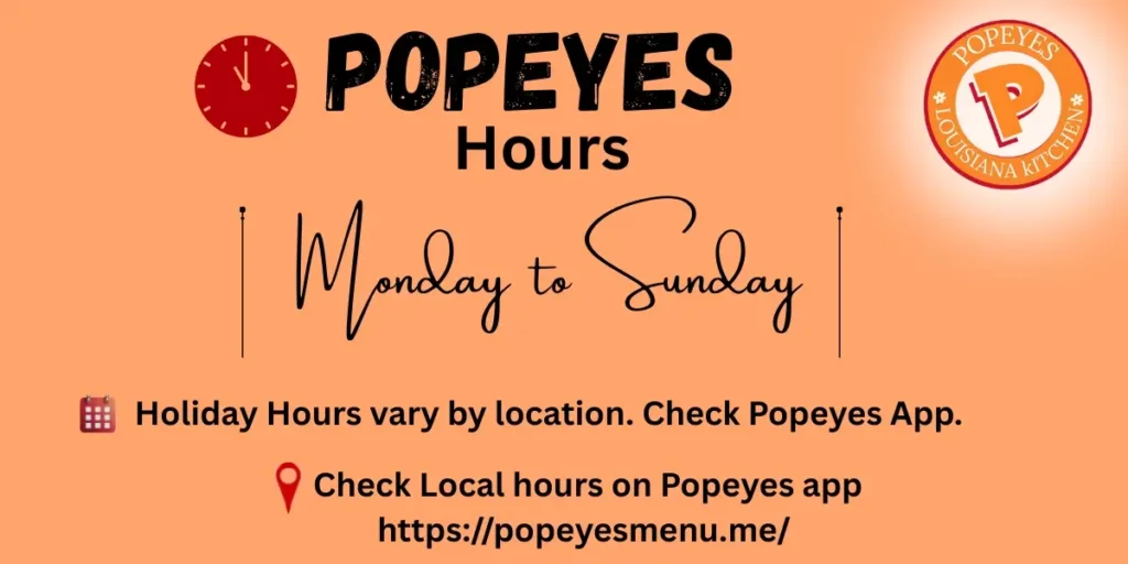 Popeyes Hours