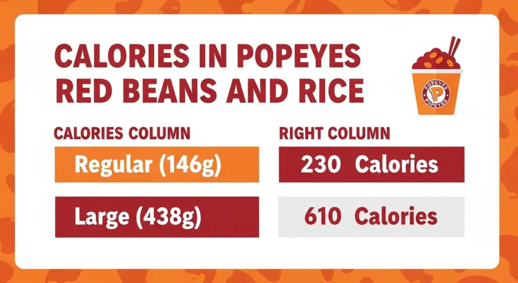 Popeyes Red Beans and Rice