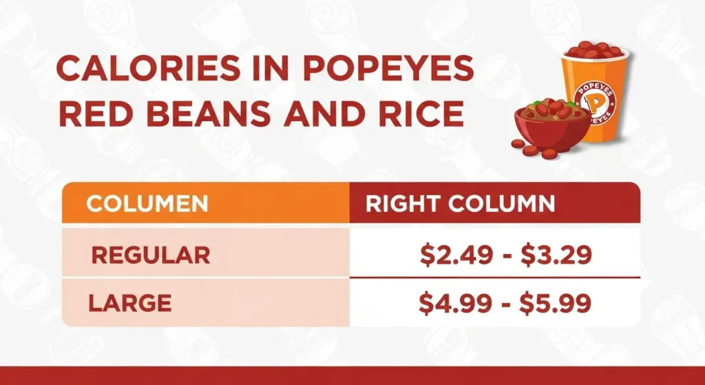 Popeyes Red Beans and Rice